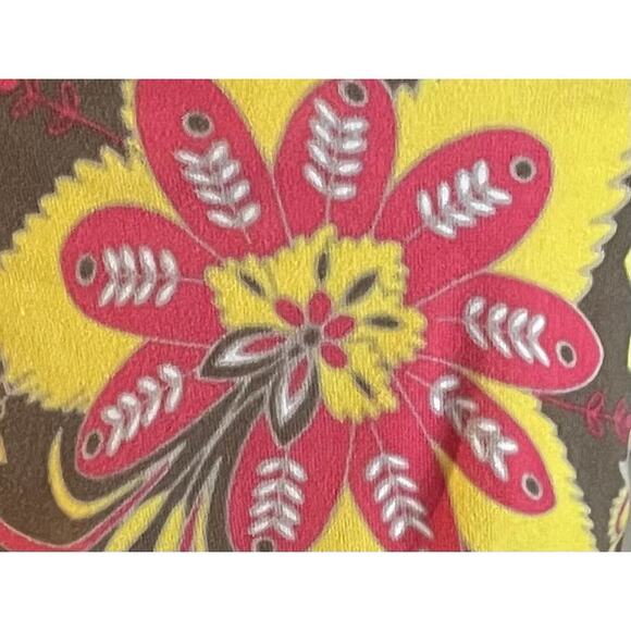 Peck & Peck Weekend Yellow Pink Floral Cotton Blend Crew Neck Cardigan, Size S - Picture 5 of 13